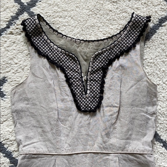 J Crew Linen Lined Dress with Pockets - Picture 4 of 11